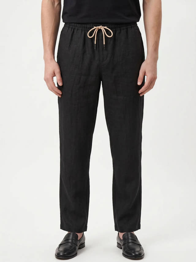 100% European Linen Casual Pants