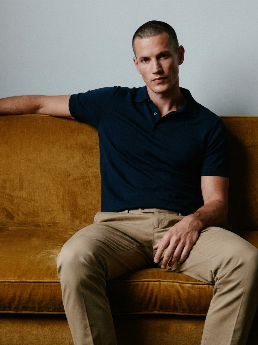 Organic Cotton Piqué Polo Shirt