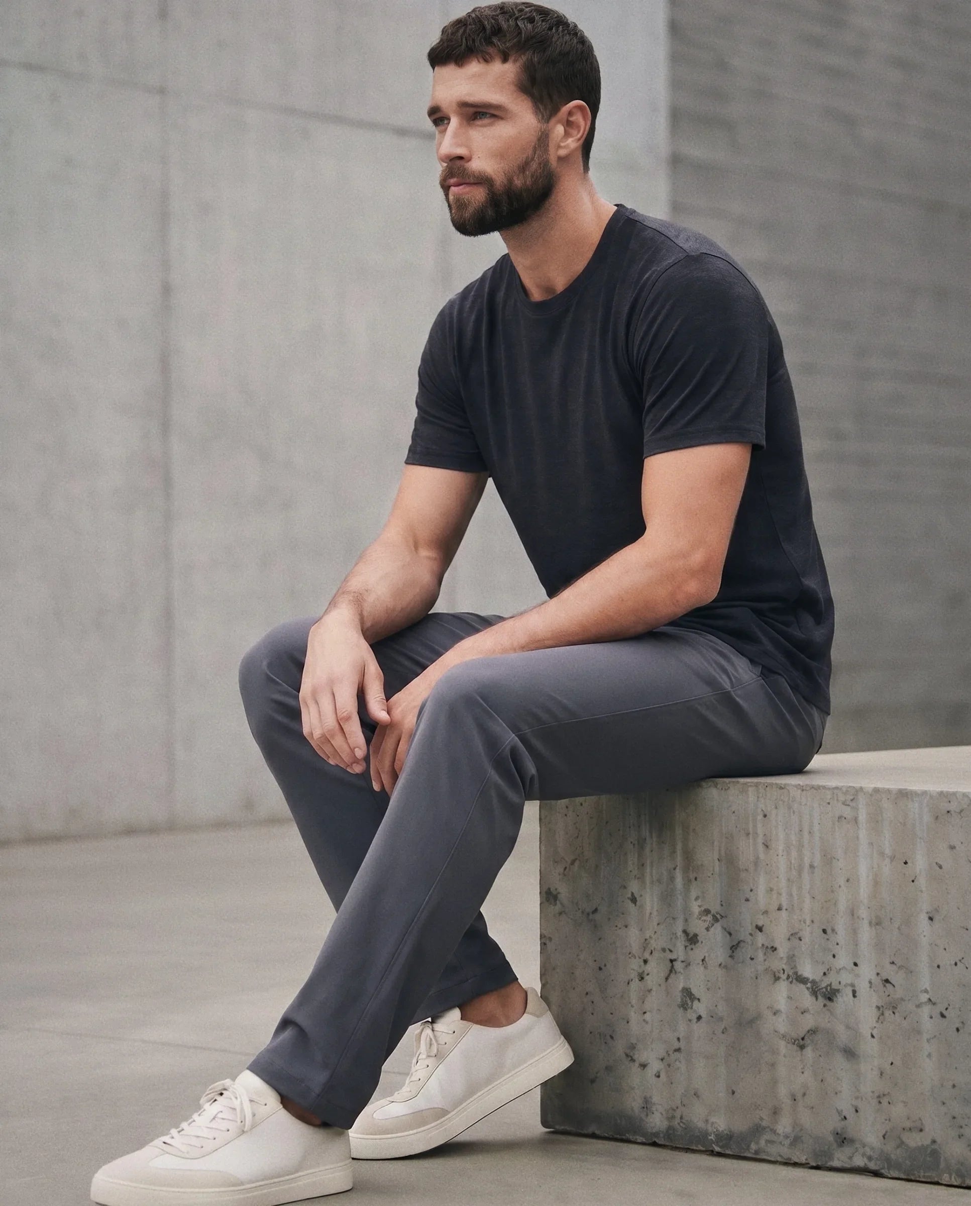 Bonflex™ Stretch Chino Trousers - Classic Fit — 2-Pack