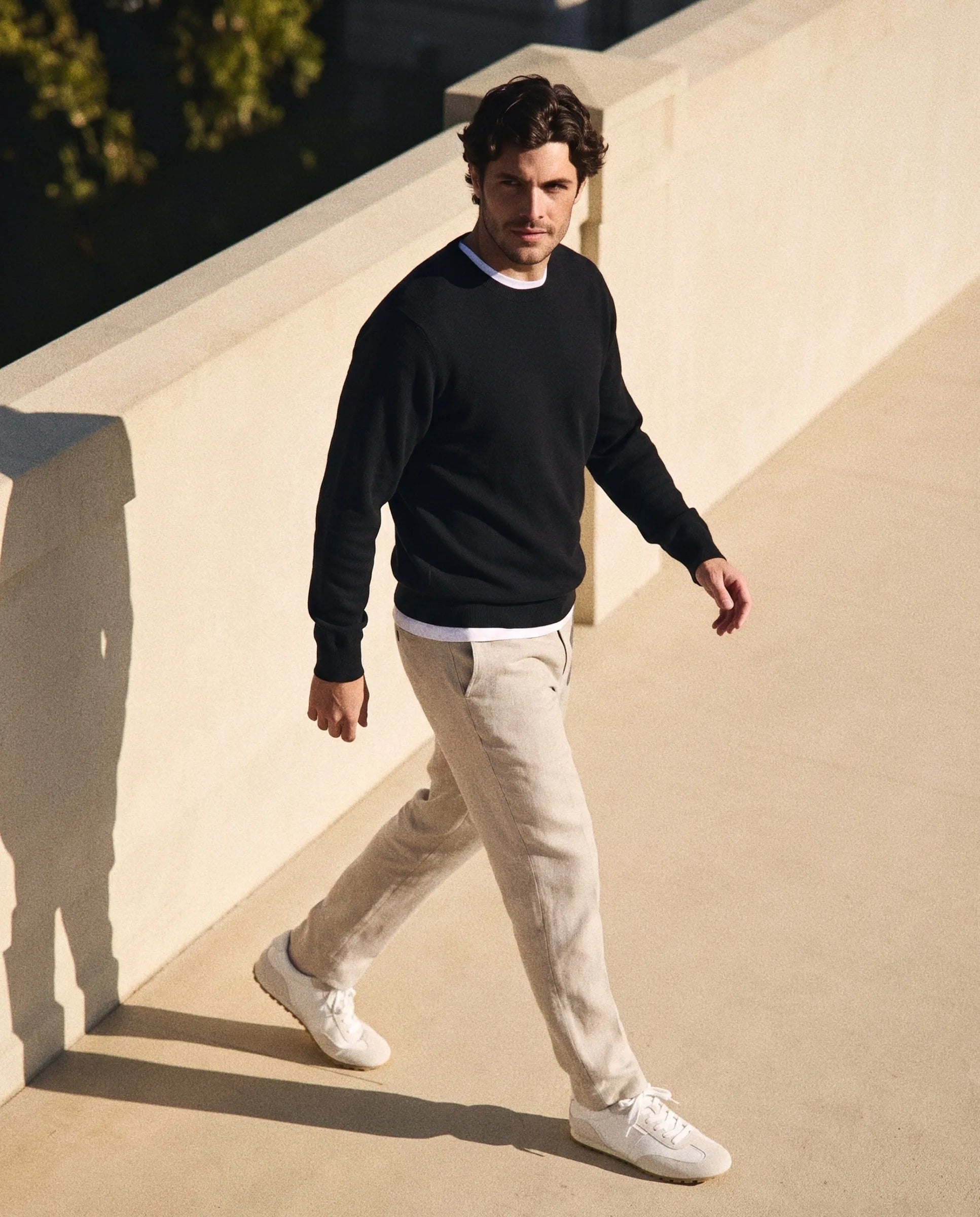 Mongolian Cashmere Crew Sweater