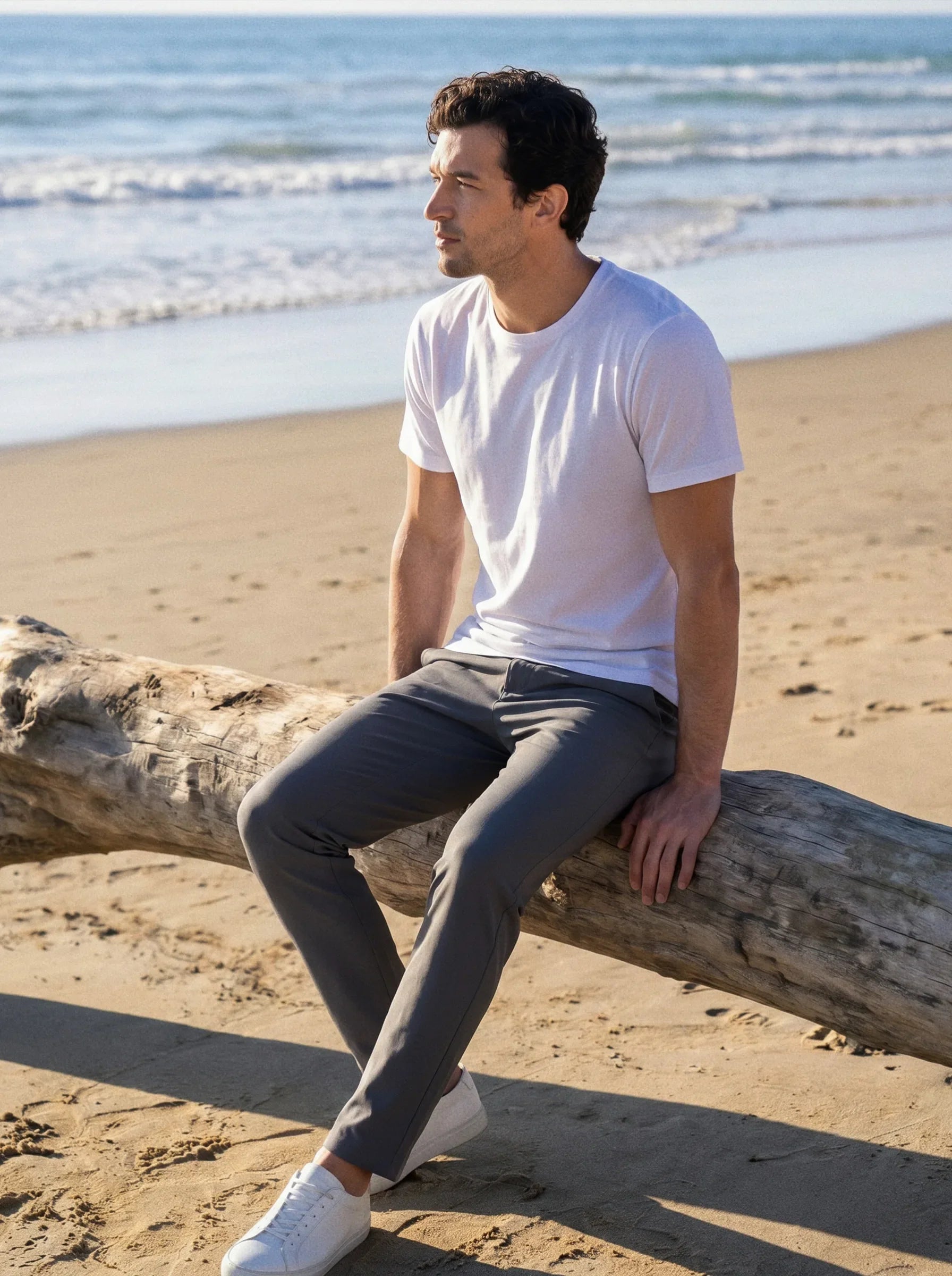 Chino super elasticizzato Bonflex™ – Vestibilità slim atletica — Confezione da 2