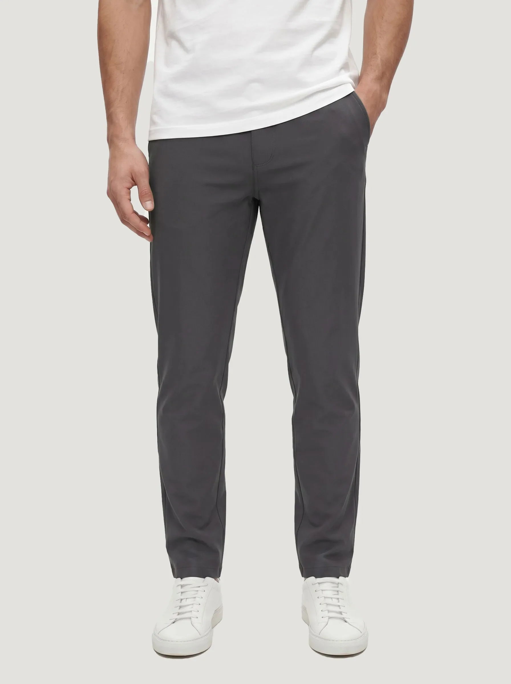 Chino super elasticizzato Bonflex™ – Vestibilità slim atletica — Confezione da 2