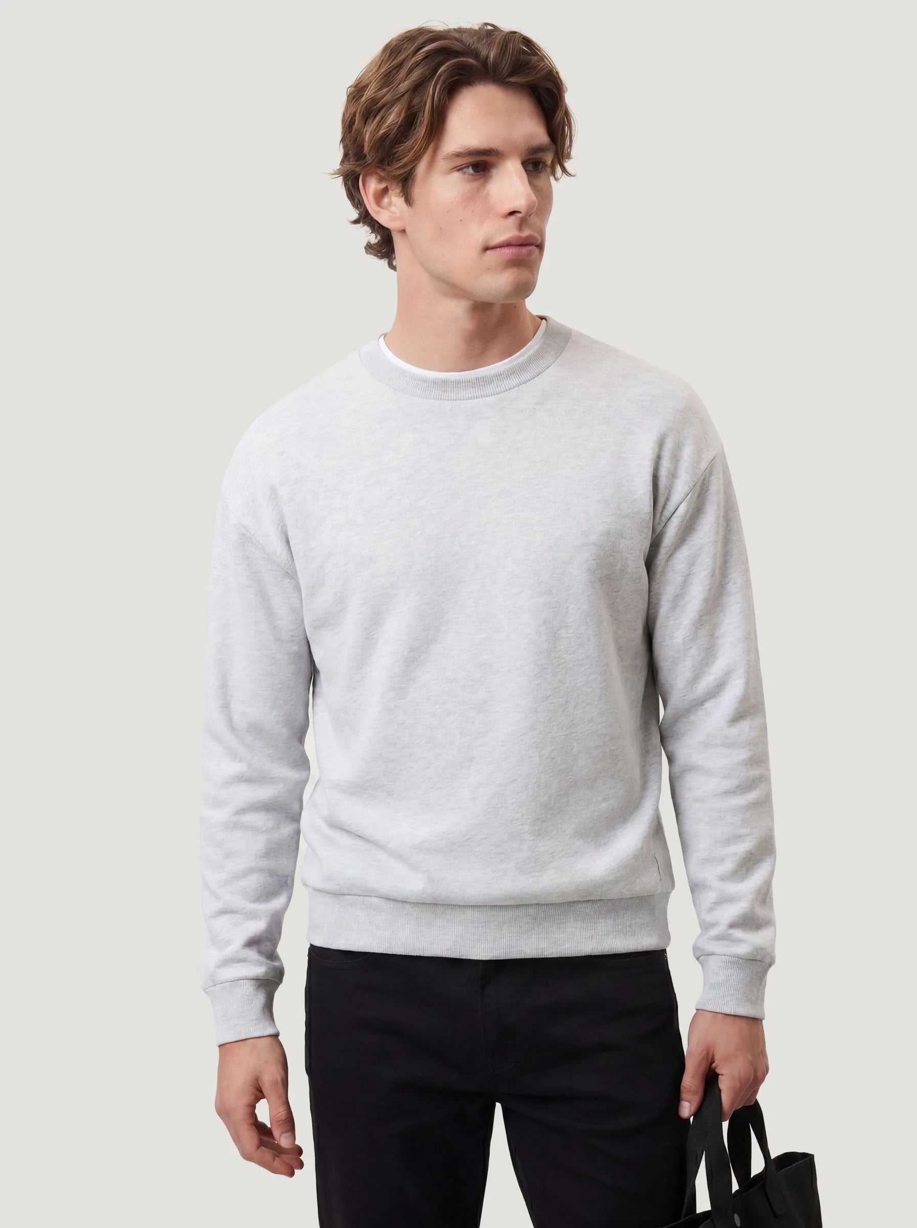 Pull col rond en coton biologique