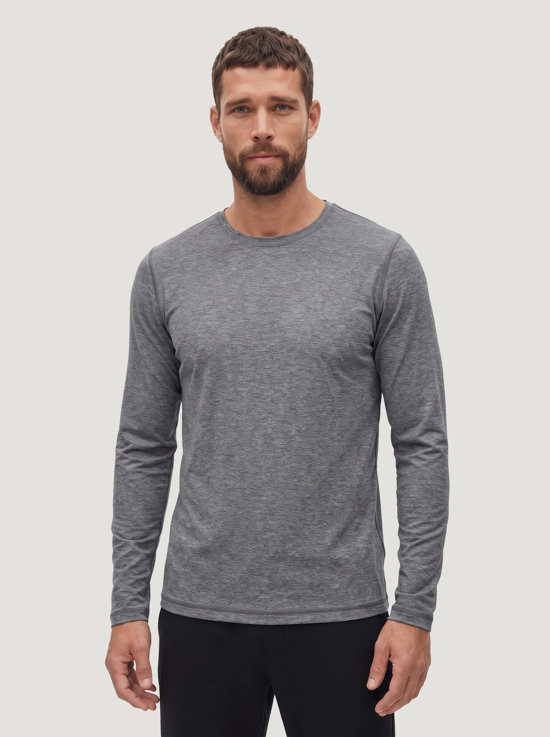 FlowBlend™ Active Langarm-Rundhalsshirt — 6er-Pack