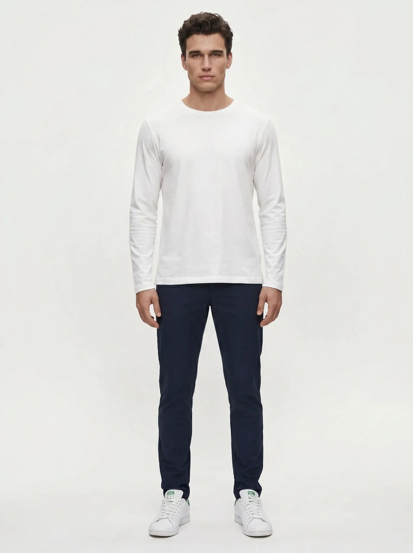Pantaloni Chino Bonflex™ Super Stretch – Vestibilità Atletica Slim — Confezione da 2