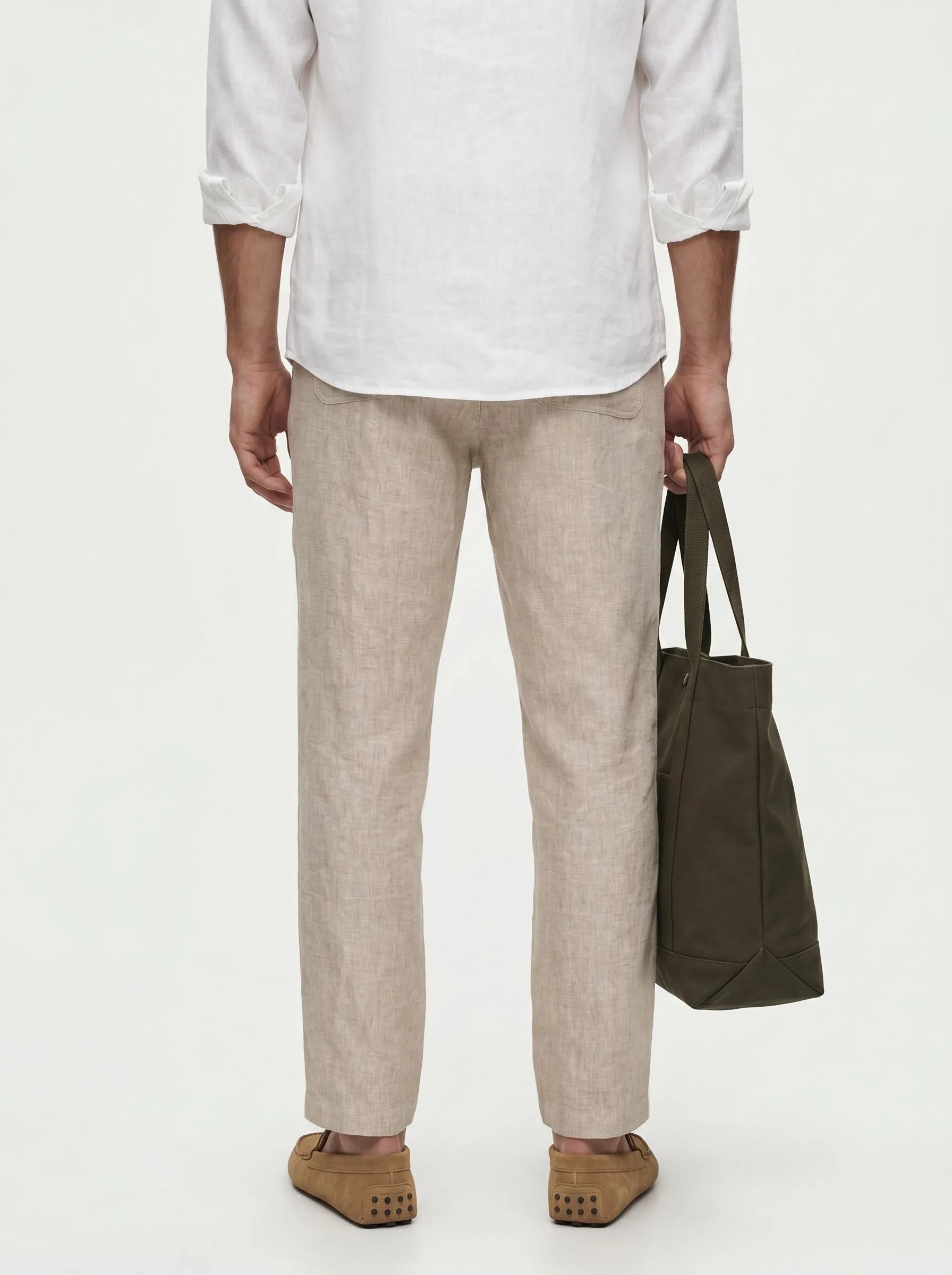 100% European Linen Casual Pants