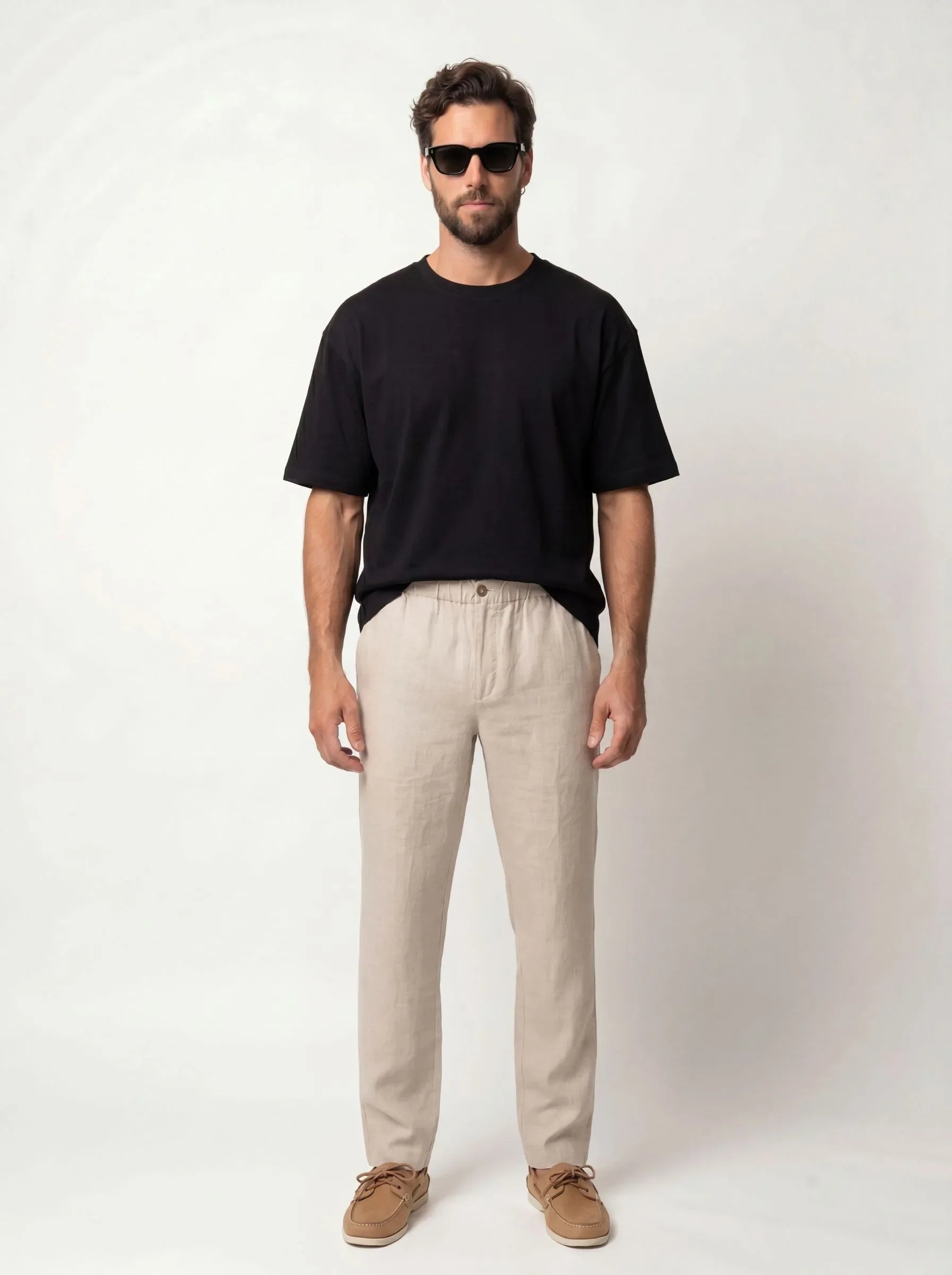 100% European Linen Dress Pants — 2-Pack