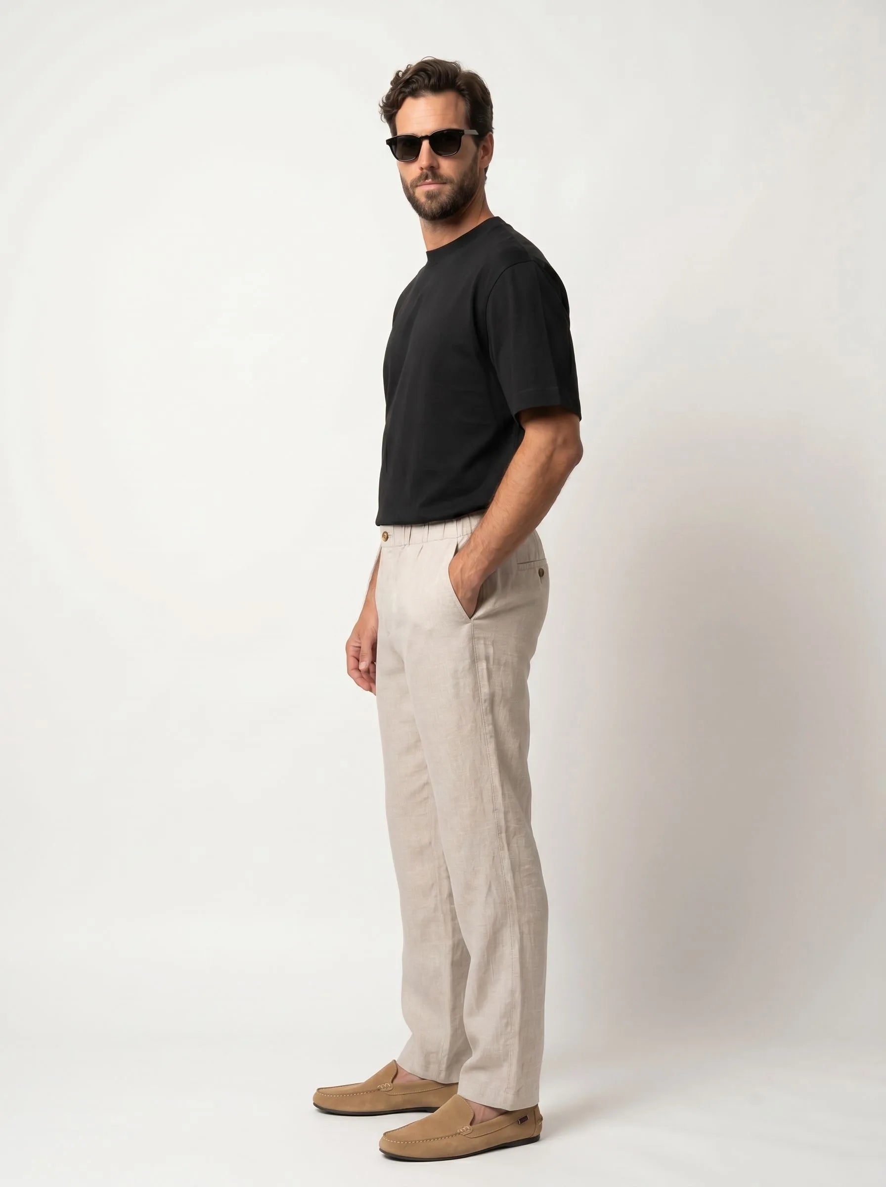 100% European Linen Dress Pants