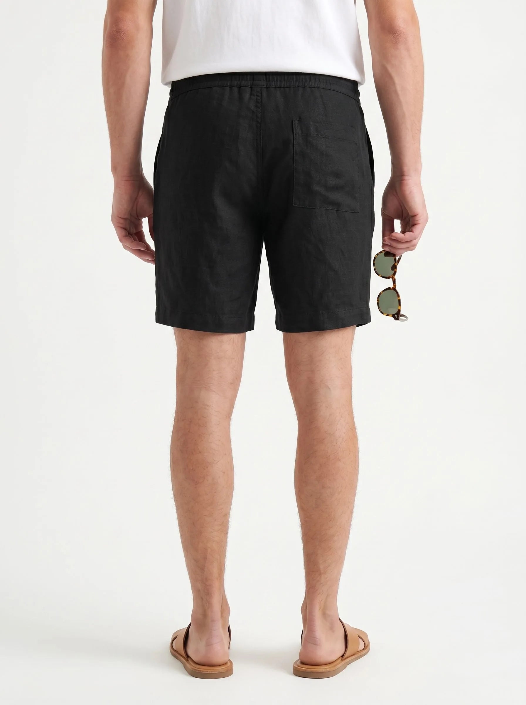 100% European Linen Casual Shorts