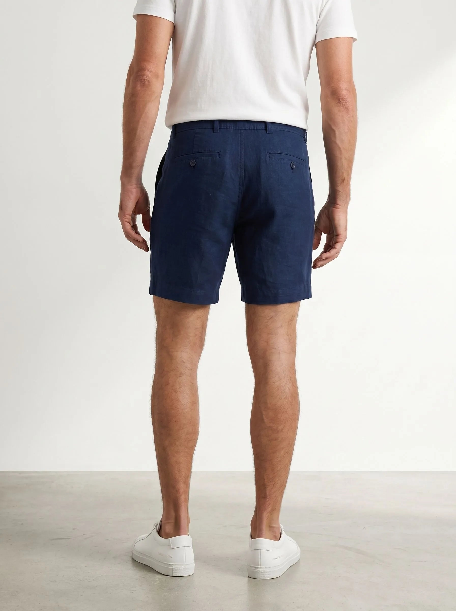 100% European Linen Dress Shorts