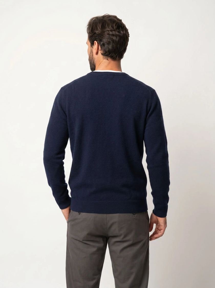 BVM KN SWT 002 NVY 06 half body back