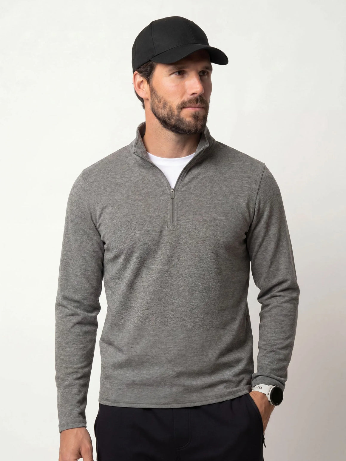 Pull demi-zip sport FlowBlend™