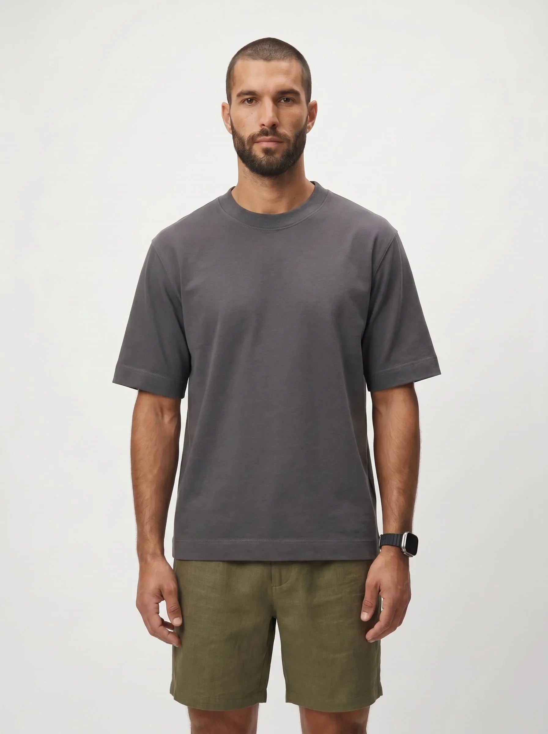 100% Organic Cotton Heavyweight Crew Tee — 3-Pack
