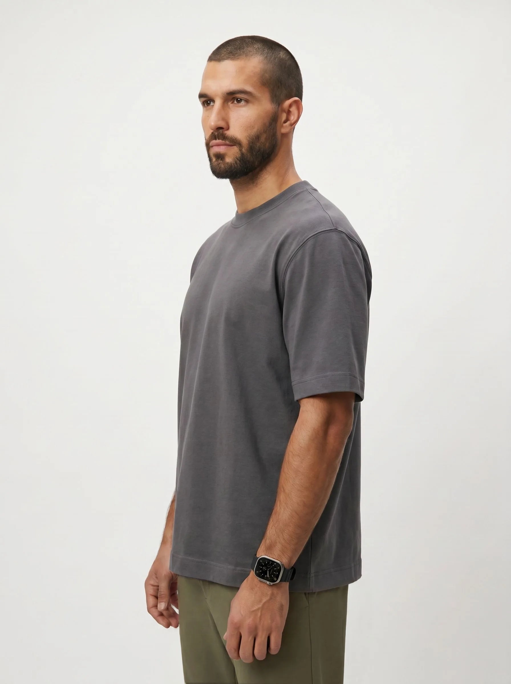100% Organic Cotton Heavyweight Crew Tee