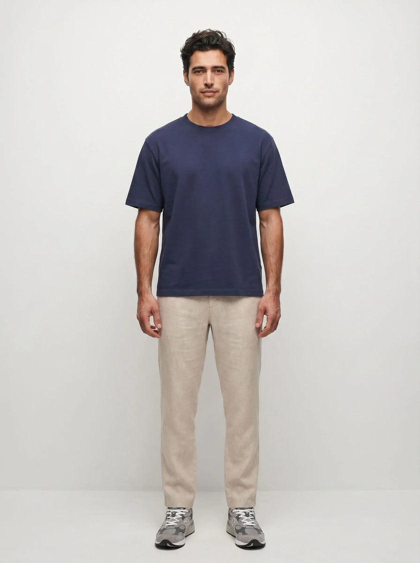 Confezione da 6 T-shirt girocollo in cotone biologico pesante 100%