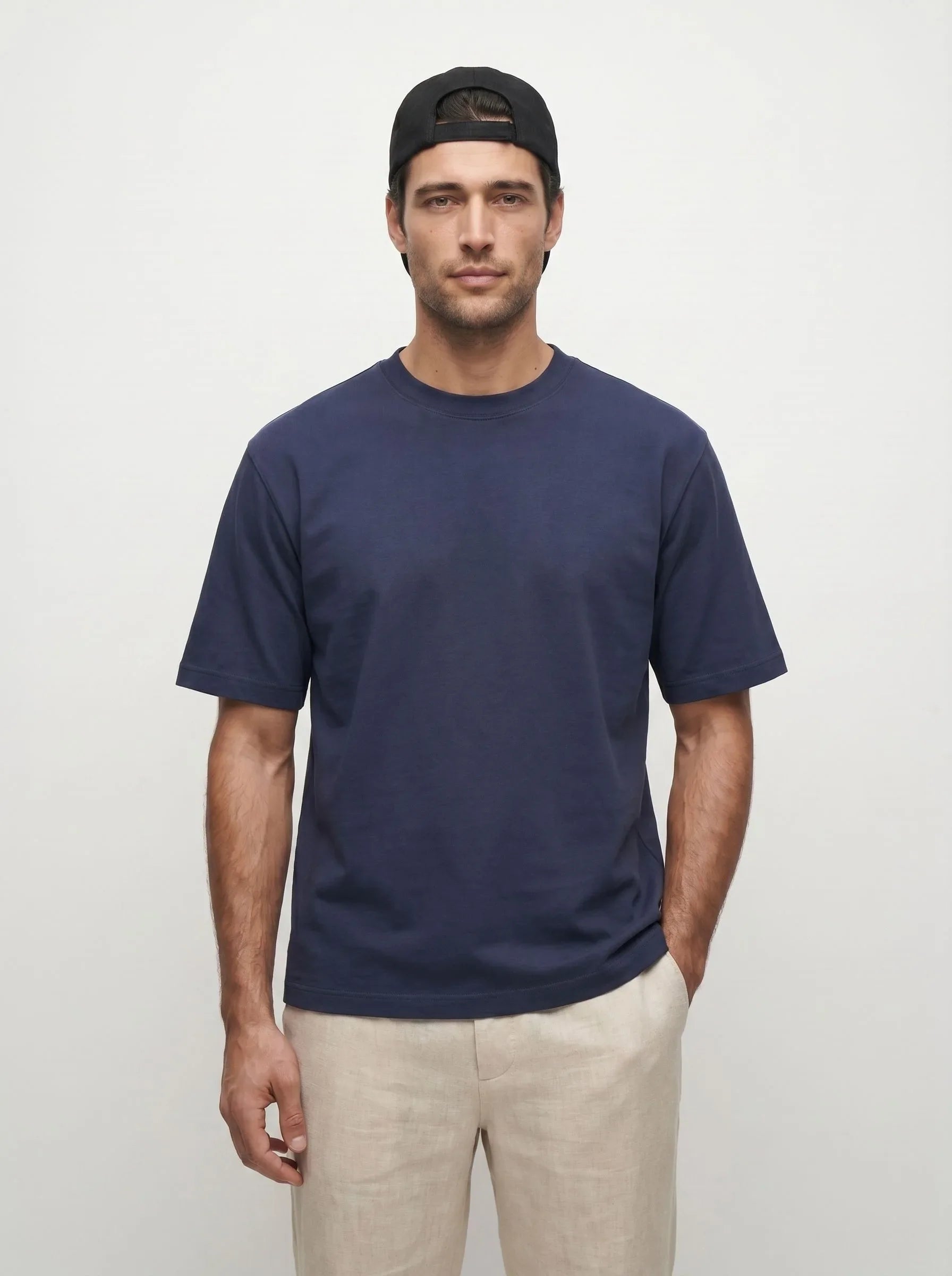 100% Organic Cotton Heavyweight Crew Tee — 3-Pack