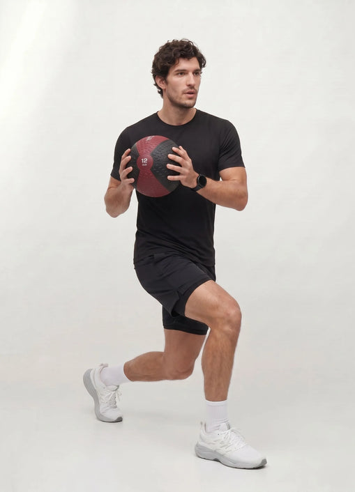 BVM TP TEE 004 BLK 07 sports lunge chest carry