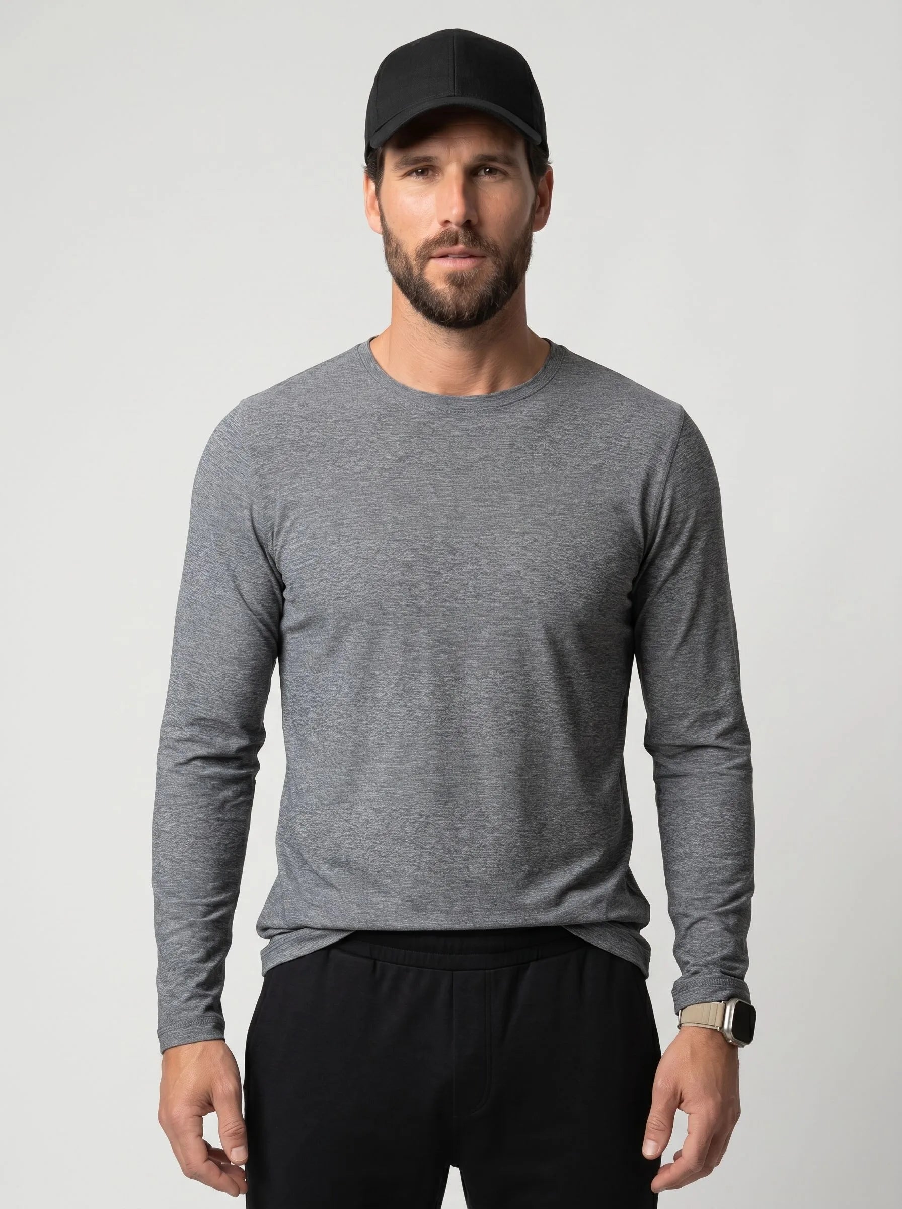 FlowBlend™ Active Long Sleeve Crew — 3-Pack