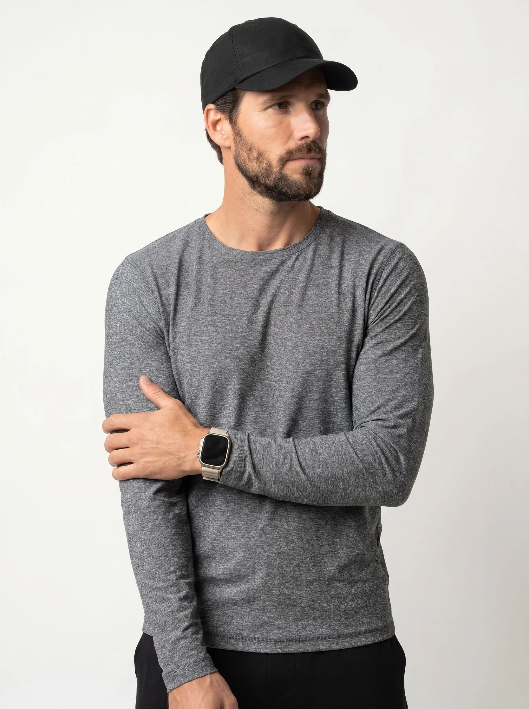 FlowBlend™ Active Long Sleeve Crew — 3-Pack