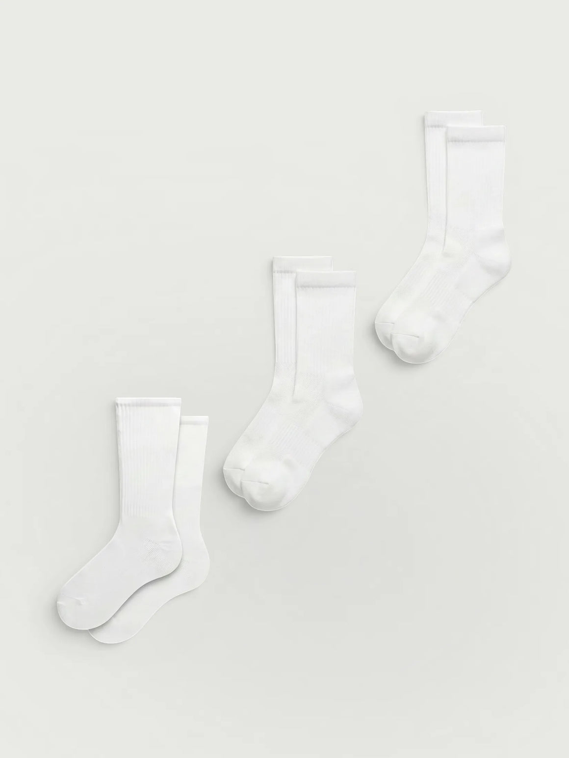 Lot de 3 chaussettes mi-mollet en coton Supima®