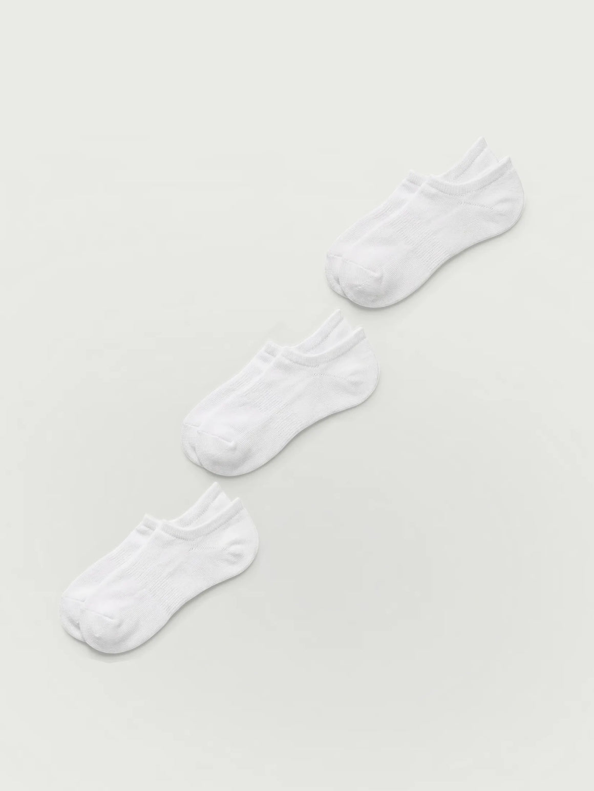 Socquettes invisibles en coton Supima® – Lot de 3