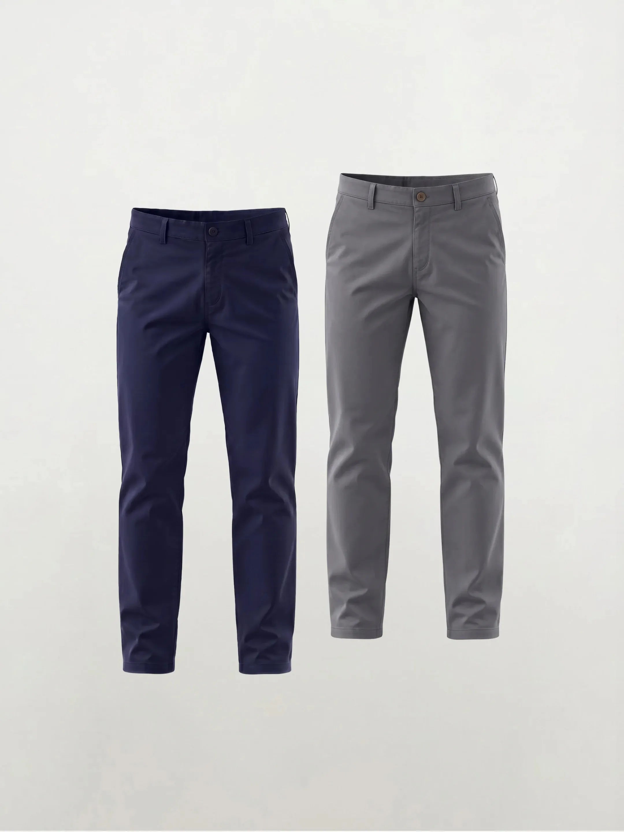 Bonflex™ Stretch Chino Trousers - Classic Fit — 2-Pack