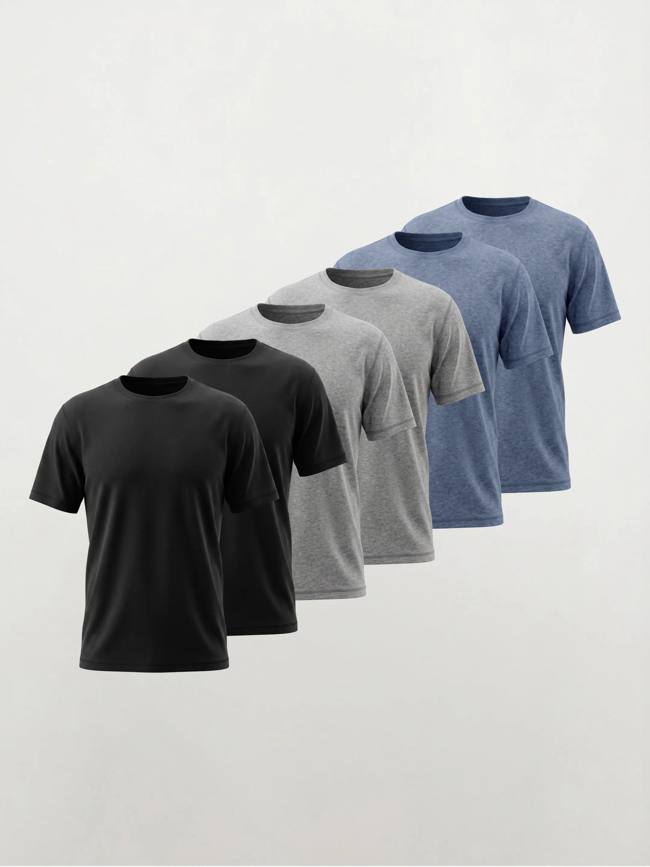 FlowBlend™ Active Crew Tee — 6-Pack
